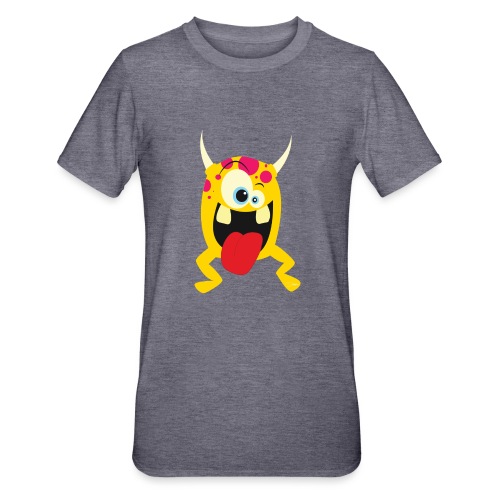 Monster Yellow - Uniseks Polycotton T-shirt