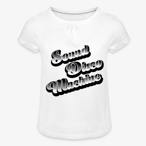 sound disco machine sport - Maglietta da ragazza con arricciatura