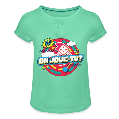 Festival Internation des Jeux de Cannes 2024 - T-shirt à fronces au col Fille