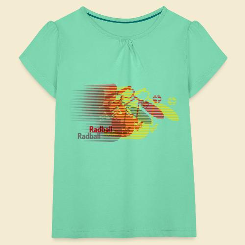 Radball | Earthquake Germany - Mädchen-T-Shirt mit Raffungen
