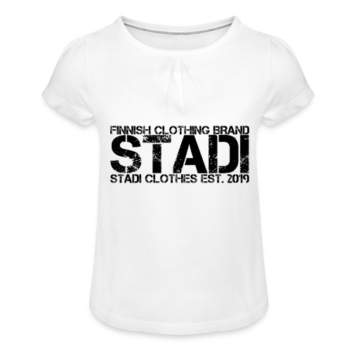 Stadi Clothes - Tyttöjen t-paita, jossa rypytyksiä