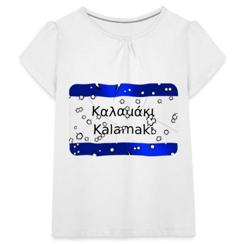 kalamaki - Mädchen-T-Shirt mit Raffungen