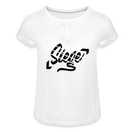 Siege - Logo - Meisjes-T-shirt met plooien