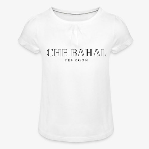 CHE BAHAL - Koszulka dziewczęca z marszczeniami