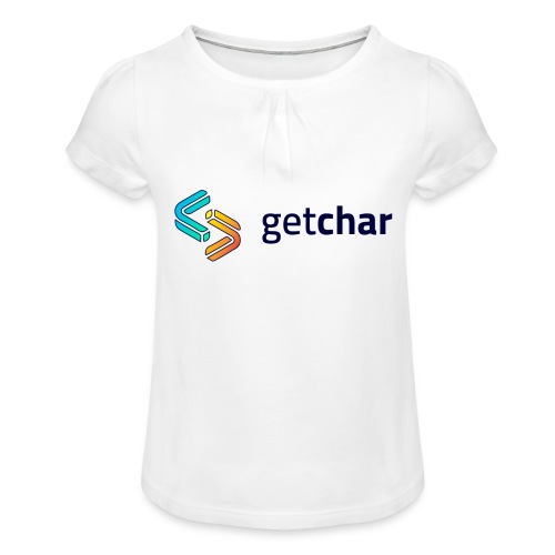 Logo nuovo Getchar - Maglietta da ragazza con arricciatura