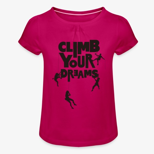 Scale your dreams - Girl's T-Shirt with Ruffles