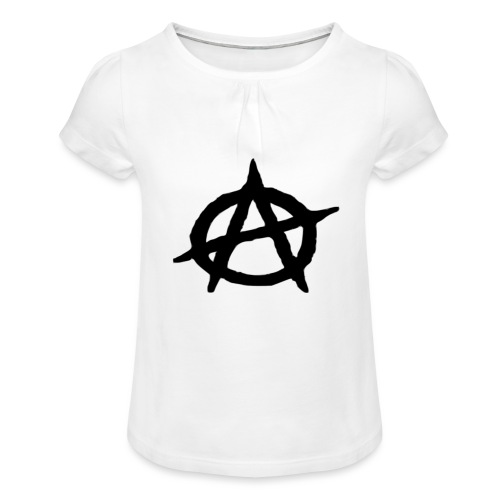 Anarchy - T-shirt à fronces au col Fille