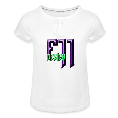 DESIGN F11 PG - Camiseta para niña con drapeado