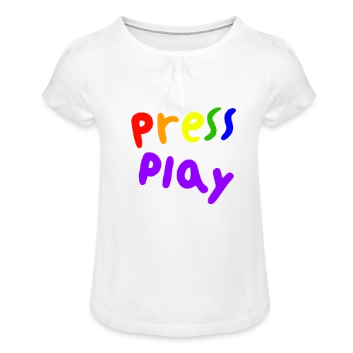 Pride - Girl's T-Shirt with Ruffles