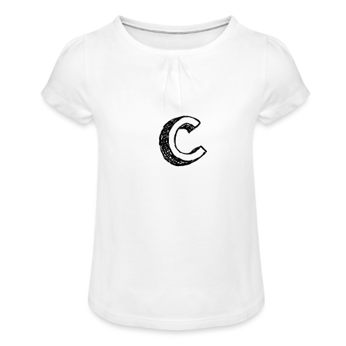 Cray MausPad - Mädchen-T-Shirt mit Raffungen