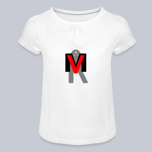 MVR LOGO - Girl's T-Shirt with Ruffles