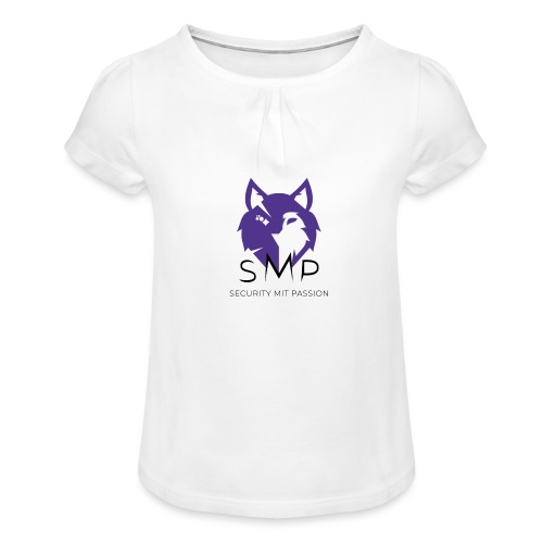 SMP Wolves Merchandise - Mädchen-T-Shirt mit Raffungen