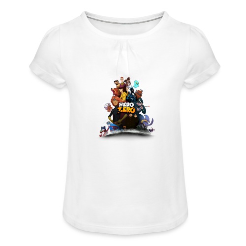 Hero United - Girl's T-Shirt with Ruffles
