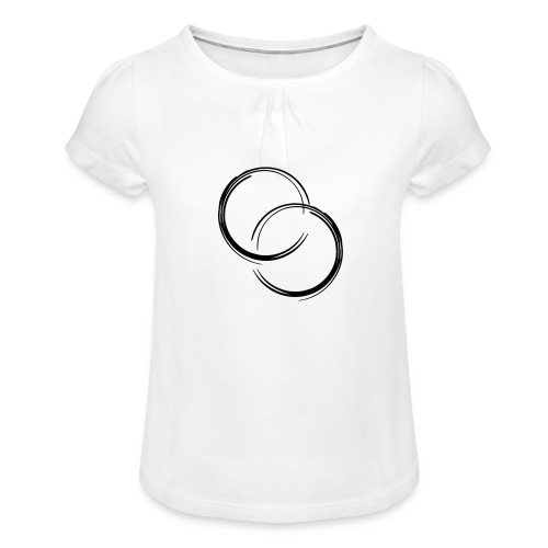 Odiek11 Merch Logo - Girl's T-Shirt with Ruffles