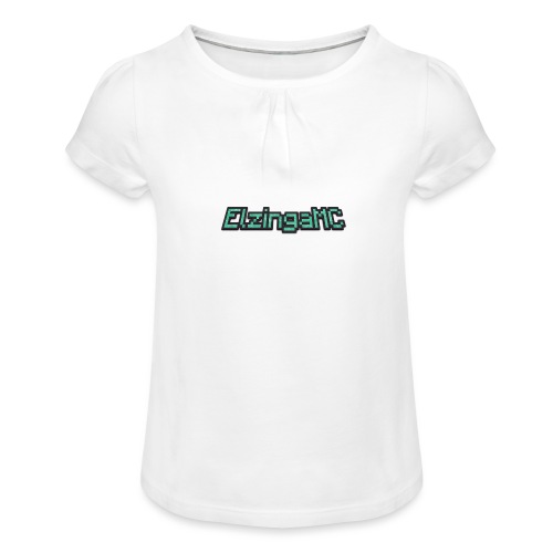 ElzingaMC - Meisjes-T-shirt met plooien