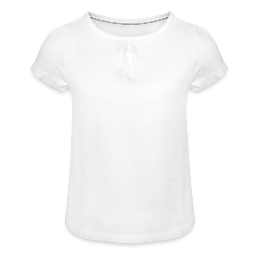 Blanco - Meisjes-T-shirt met plooien