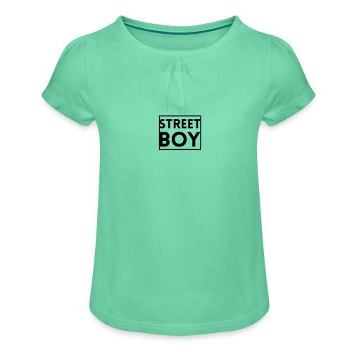 street boy - T-shirt à fronces au col Fille