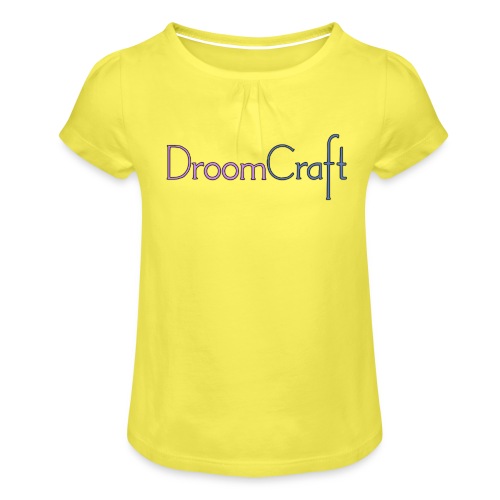 DroomCraft - Meisjes-T-shirt met plooien