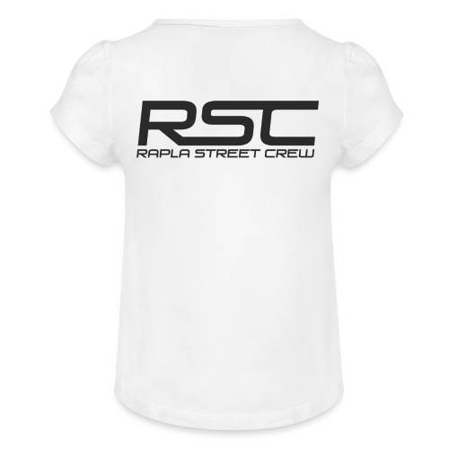 Rapla Street Crew Logo - Girl's T-Shirt with Ruffles