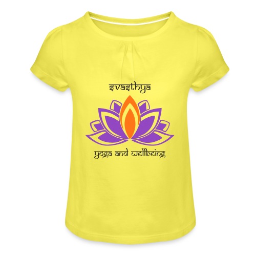 Svasthya -Yoga and Wellbeing - Girl's T-Shirt with Ruffles