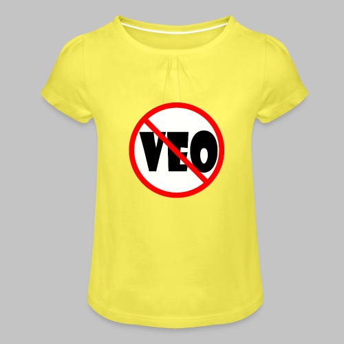 stop VEO - Girl's T-Shirt with Ruffles