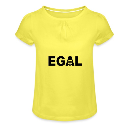 Egal - Mädchen-T-Shirt mit Raffungen