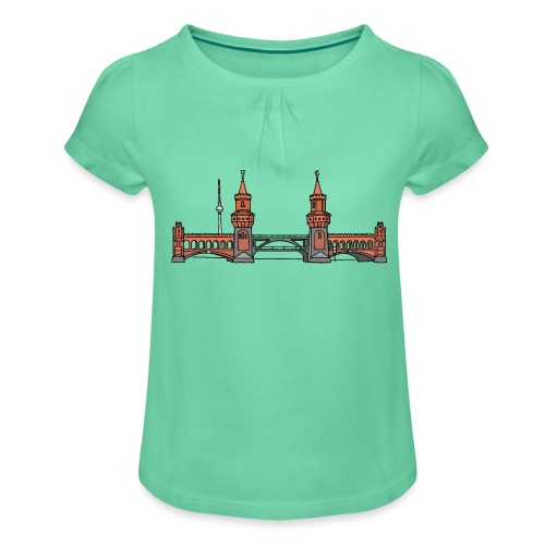 Oberbaumbrücke à BERLIN c - T-shirt à fronces au col Fille