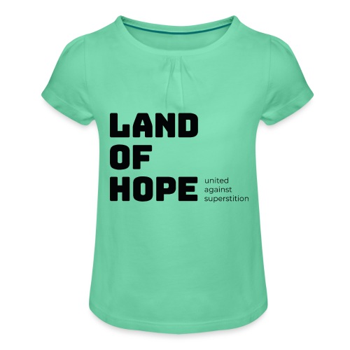 Land of Hope - Girl's T-Shirt with Ruffles