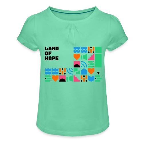 Land of Hope - Girl's T-Shirt with Ruffles