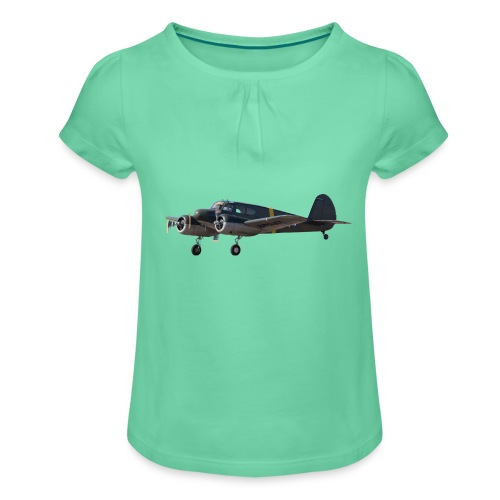 UC-78 Bobcat - Mädchen-T-Shirt mit Raffungen