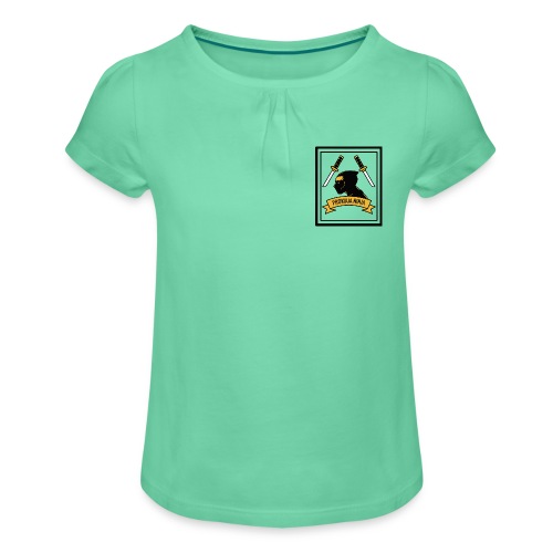 Promaja Ninja - Mädchen-T-Shirt mit Raffungen