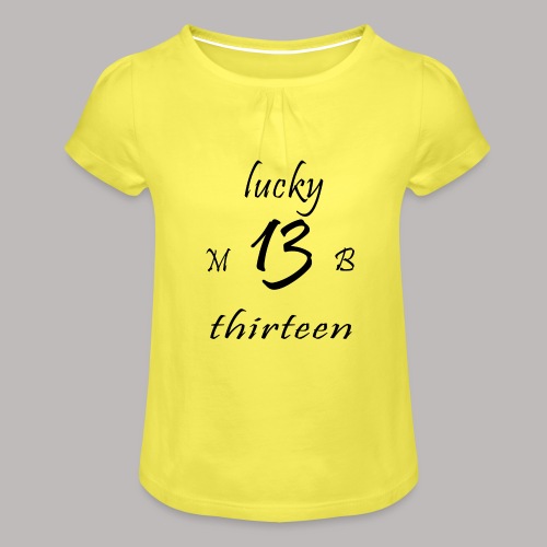lucky 13 MB - Girl's T-Shirt with Ruffles