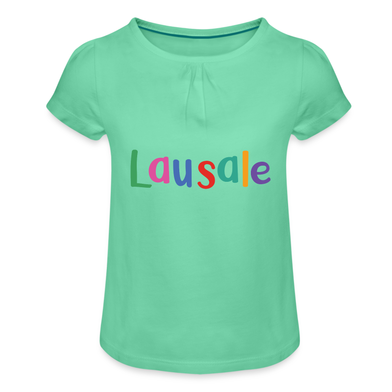 Lausale - Mädchen-T-Shirt mit Raffungen