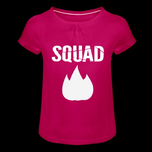 squad 2 - Meisjes-T-shirt met plooien