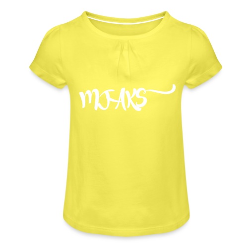 Mjaks 2017 - Meisjes-T-shirt met plooien