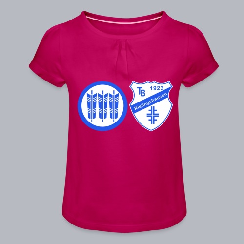 TBR-MKI - Mädchen-T-Shirt mit Raffungen