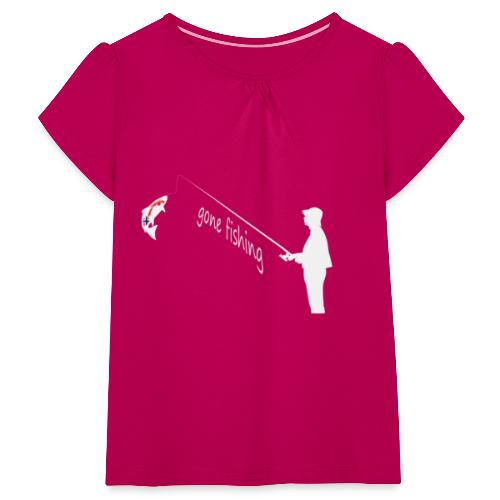 Angler - Mädchen-T-Shirt mit Raffungen