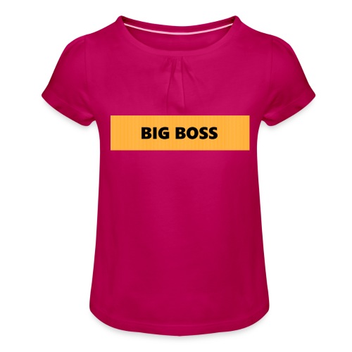 BIG BOSS - Tyttöjen t-paita, jossa rypytyksiä