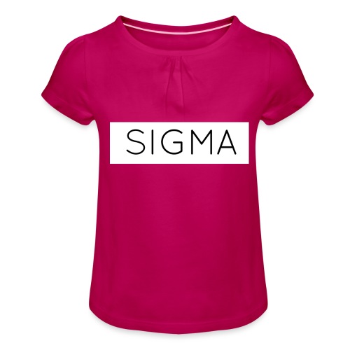 SIGMA - Girl's T-Shirt with Ruffles