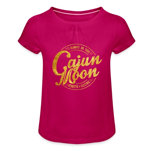 Cajun Moon - official GOLD EDITION - Meisjes-T-shirt met plooien
