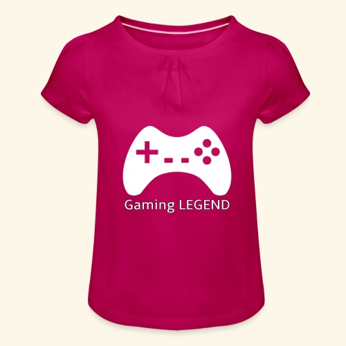 Gaming LEGEND - Meisjes-T-shirt met plooien
