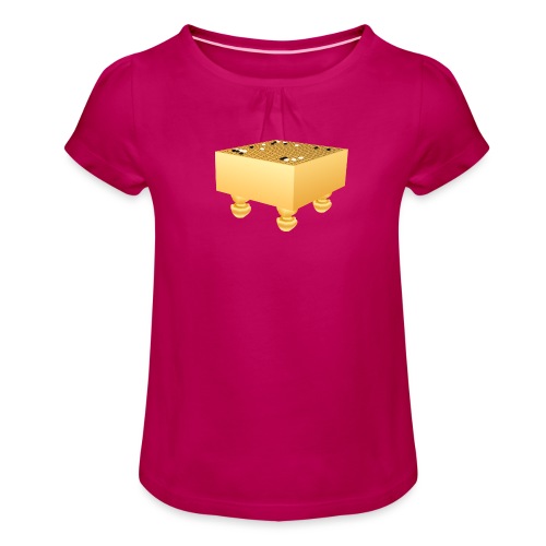 Go Board with Legs - Girl's T-Shirt with Ruffles