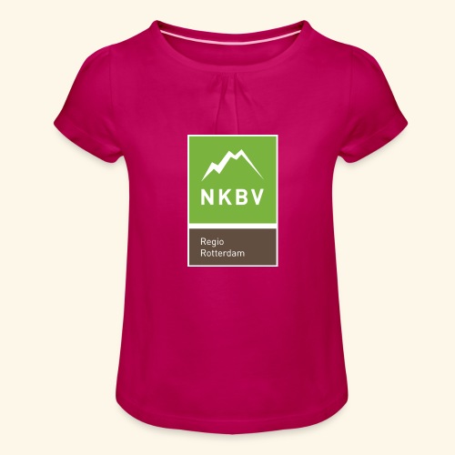 Logo Regio Rotterdam NKBV - Meisjes-T-shirt met plooien