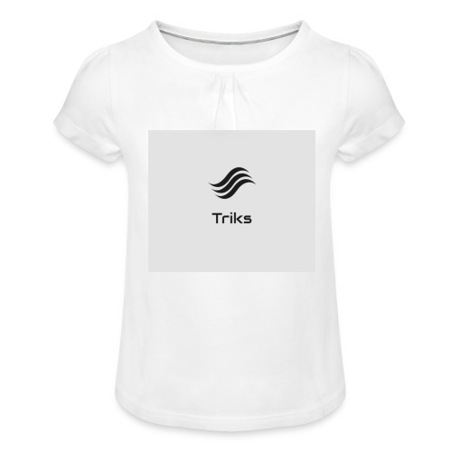 Triks - T-shirt à fronces au col Fille
