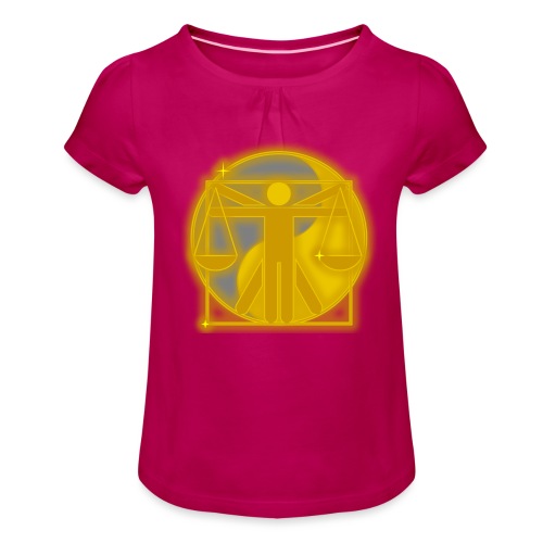 Vitruvius Concern Architect - Meisjes-T-shirt met plooien