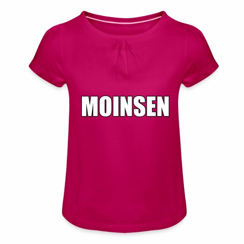 MOINSEN - Mädchen-T-Shirt mit Raffungen