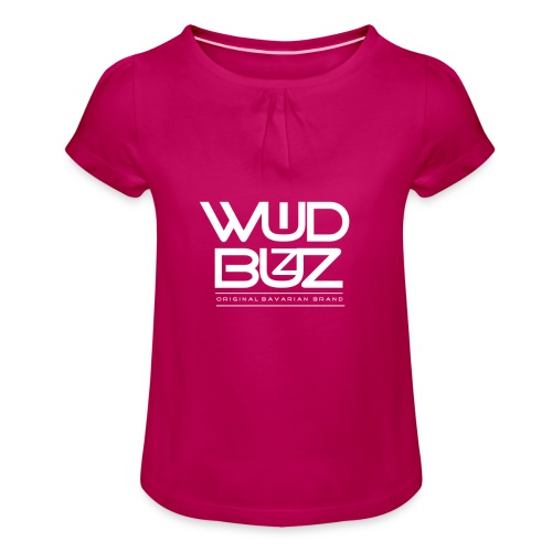 WUIDBUZZ | WB WUID | Unisex - Mädchen-T-Shirt mit Raffungen