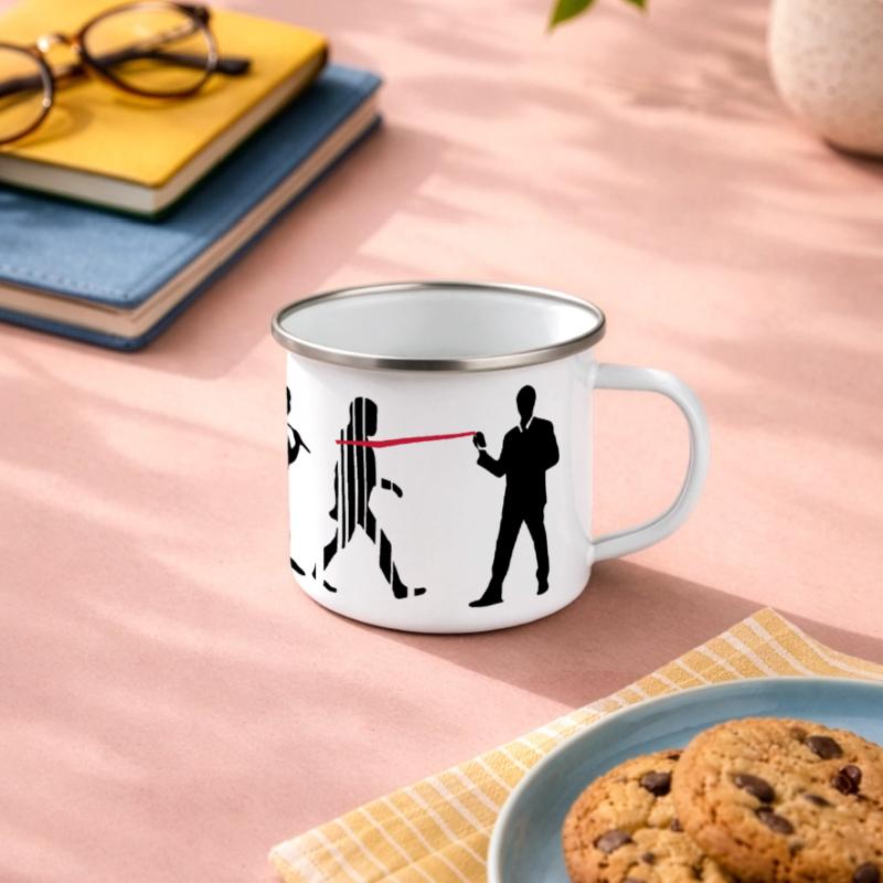 évolution NSA Mug panoramique émaillé