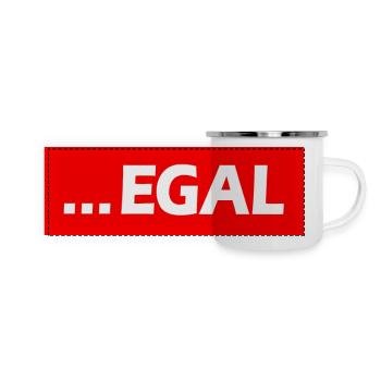 ... EGAL - Panorama Emaille-Tasse - Weiß - Vorne
