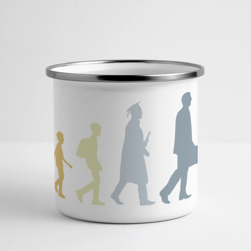 Vintage Breakdancer Evolution Panoramic Camper Mug